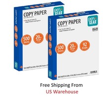Pen+Gear Copy Paper, 8.5" x 11", 92 Bright, 20 lb., 2 Reams (1,000 Sheets) Copy Paper price
