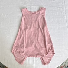 Old Navy Active Girls Pink Crossback Sleeveless Tank Top L (10-12) Crew Neck Girls' Tank Top price