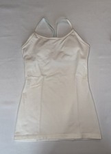 Ivivva (girls Lululemon) Size 11 Girls White Razorback Tank Top Girls' Tank Top price
