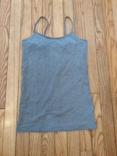 Tank top spaghetti strap heathered gray layering basic teens juniors essentials Girls' Tank Top price