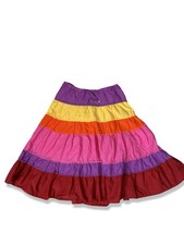 Children’s Place Colorblock Tiered Ruffle Flowy Midi Skirt Girls' Skirt price
