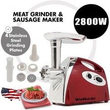 2800W Powerful Electric Meat Grinder Stainless Steel Sausage Stuffer  Mincer USA Meat Grinders price