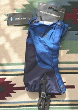 Outdoor Research Helium Gaiters Mens Small Naval Blue Pertex Shield Ski Hiking Gaiters (Outdoor) price