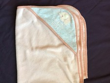 Baby Bath Towel ~ Peach ~  " HAPPY " ~  25 in x 30 in  ~  by Modern Baby Baby Towel price