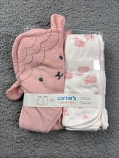 Carter's Just One You® Baby Girls' Sheep Hooded Bath Towel - Pink Baby Towel price
