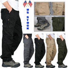 Men's Tactical Cargo Pants Waterproof Hiking Work Combat Pants with Pockets Pants (Outdoor) price