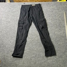 Wrangler Cargo Pants Mens Size 28 Black Regular Taper Outdoor Utility Pockets Pants (Outdoor) price