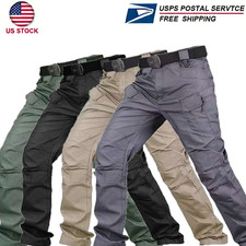 Mens Work Combat Pants Tactical Cargo Pants Outdoor Hiking Waterproof Trousers Pants (Outdoor) price