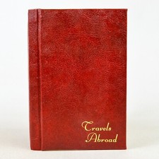 1976 Travel Itinerary Planner - Holes‑Webway Faux Leather Organizer Pre-printed Forms & Notebooks price