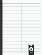 2 Column Notebook: Medium Ruled 2 Column Template | 8.5" x 11" | 110 Pages - 55 Pre-printed Forms & Notebooks price