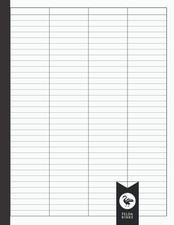 4 Column Notebook: Medium Ruled 4 Column Template | 8.5" x 11" | 110 Pages - 55 Pre-printed Forms & Notebooks price