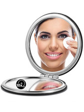 OMIRO 1X/10X Magnifying Compact Mirror with PU Leather, Ultra-Portable for Purse Makeup Mirror price