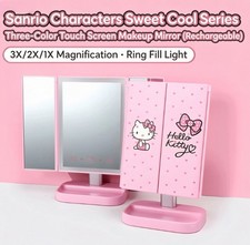 Miniso Sanrio Hello Kitty Three-Color Touch Screen Rechargeable Makeup Mirror Makeup Mirror price