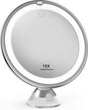 10X LED Lighted Portable Makeup Mirror Magnifying with Locking Suction Cup USA Makeup Mirror price