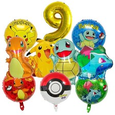 Pokemon Theme Foil Balloon Birthday Party Decoration Kids Baby Shower Balloon Birthday & Party price