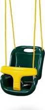 Gorilla Playsets High Back Plastic Infant Swing with Yellow T Bar & Rope, Green Baby Swing price