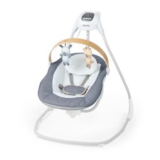 Ingenuity Simple Comfort Compact Swing with Wood Toy Bar - Chambray Baby Swing price