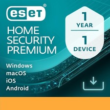 ESET HOME Security Premium 2026 1, 3, 5, 10 Device 1 or 2 Year Antivirus Digital Antivirus Software price