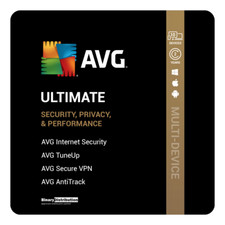 AVG Ultimate 2026 - 10 Devices - 2 Years - VPN, TuneUp & AntiTrack - [Download] Antivirus Software price