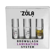 ZOLA Brow&Lash Lamination System Lifting 3x10ml Gel+Volume Fixer+Keratin Serum Lamination System price