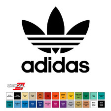 Adidas Logo Die Cut Vinyl Decal Permanent Sticker 1.5" to 12" CHOOSE COLOR Fridge Sticker price