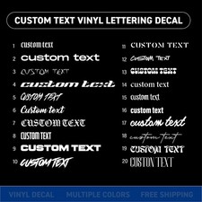 Custom Vinyl Lettering Decal – Personalized Sticker | Any Text or Name Fridge Sticker price