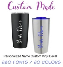 Personalized Name Custom Vinyl Decal For Your Tumbler Water Bottle Cup Sticker Fridge Sticker price