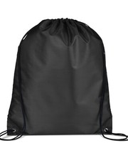 Liberty Bags 8886 Nylon Bag Value Black Cord Drawstring Backpack Unisex Backpack price