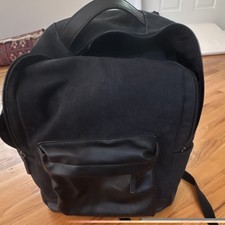 Los Angeles PX Black Backpack Zip Closure Adjustable Straps Double Handles Unisex Backpack price