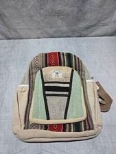 Himalayan Hemp Backpack Made in Nepal with Colorful Pattern [COPY] Unisex Backpack price