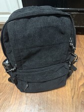 Black Backpack Zip Closure Front Zip Pocket Adjustable Shoulder Straps Medium Unisex Backpack price