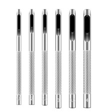 Hollow Leather Hole Punch Tool Set 6PCS Steel Punches for Belts Felt Gaskets Hole Punch price
