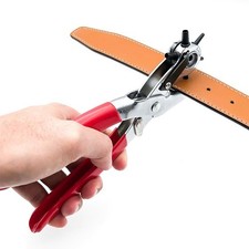 NEW Leather Hole Punch Belt Tool 6 Sizes Puncher Revolving Pliers Heavy Duty Hole Punch price