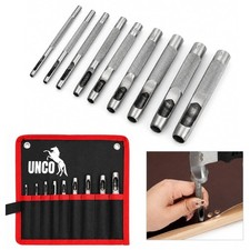 - Hollow Leather Hole Punch Set, 2.5mm-10mm, 9 pcs, Silver, Carbon Steel Leather Hole Punch price