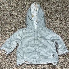 Boys, girls 3-6 month coat Gray Hooded Baby Jacket, coat, Reversible, 3-6 months Baby Coat price