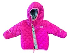The North Face Baby Girls Reversible Puffer Jacket Age 3-6 Months Baby Coat price