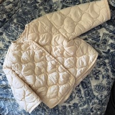 Zara baby 3-6 month quilted puffer snap button cardigan thin coat Baby Coat price