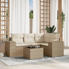Garden Sofa Set Beige, Cream White Corner Sofa / Set price