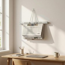 Aluminum Alloy Newspapers Holders for Office Home Newspaper Rack Magazine Rack / Newspaper Rack price