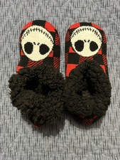 Nightmare Before Christmas Jack Skellington Women's Slipper Size 4-10 red/black Women's Slipper Socks price