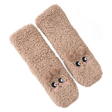 Thickened Winter Fuzzy Socks Women Warm Home Slipper Solid Color Socks Girl Cute Women's Slipper Socks price