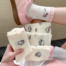 Cartoon Cat Embroidered Long Socks Women's Slipper Socks price