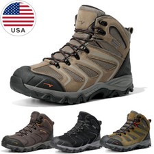 Men's Wide Size Ankle High Waterproof Hiking Boots Backpacking Trekking Shoes Trekking Shoes & Boots price