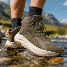 NORTIV 8 Men Wide Toe Box Hiking Boots Waterproof Trekking Camping Shoes Trekking Shoes & Boots price