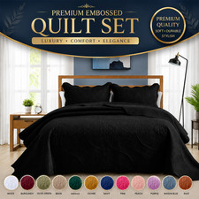 Embossed Bedspread Reversible Sets Plush Quilt Lightweight Summer Coverlet Throw Baby Bedspread Set price