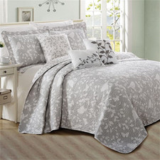 Birdsong 6PCS Reversible Bedspread Quilt Set Soft Elegant Bedding for King/Queen Baby Bedspread Set price