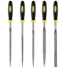 XEKIGU 5 Pcs Small Metal File Set, Round/Half-Round/Flat/Square/Triangular File price