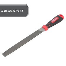 8-Inch Flat Bastard Cut Steel Mill File with Ergonomic Soft Grip Handle File price