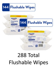 Equate Flushable Wipes Fragrance Free 6 Packs 48 Ct Each 288 Total Wipes Baby Wipes price