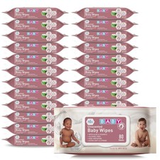 MED PRIDE Baby Wipes for Sensitive Skin Unscented  Aloe & Vitamin E, Bulk 1920ct Baby Wipes price
